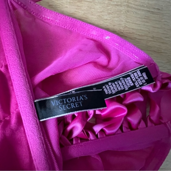 Victoria’s Secret Heart Embroidery Strapless Corset Top 18870 - Picture 12 of 15